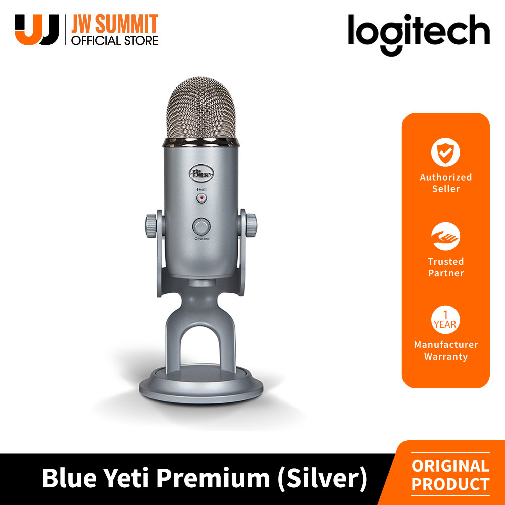 Yeti Nano Premium Dual-Pattern USB Microphone with Blue VO!CE