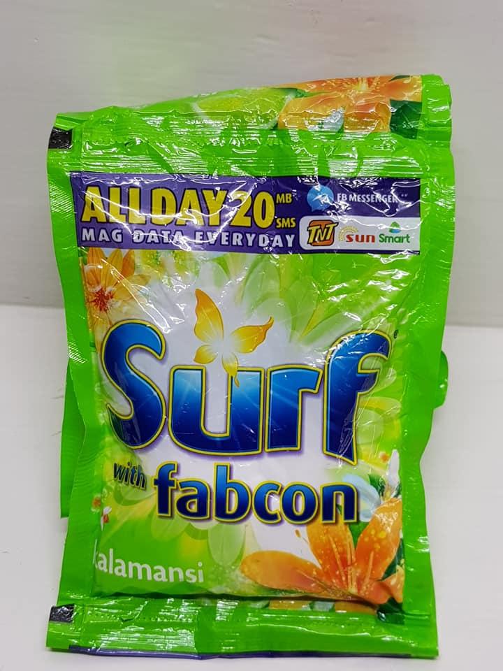 SURF Detergent Powder with Fabcon KALAMANSI (30 pieces x 57 grams