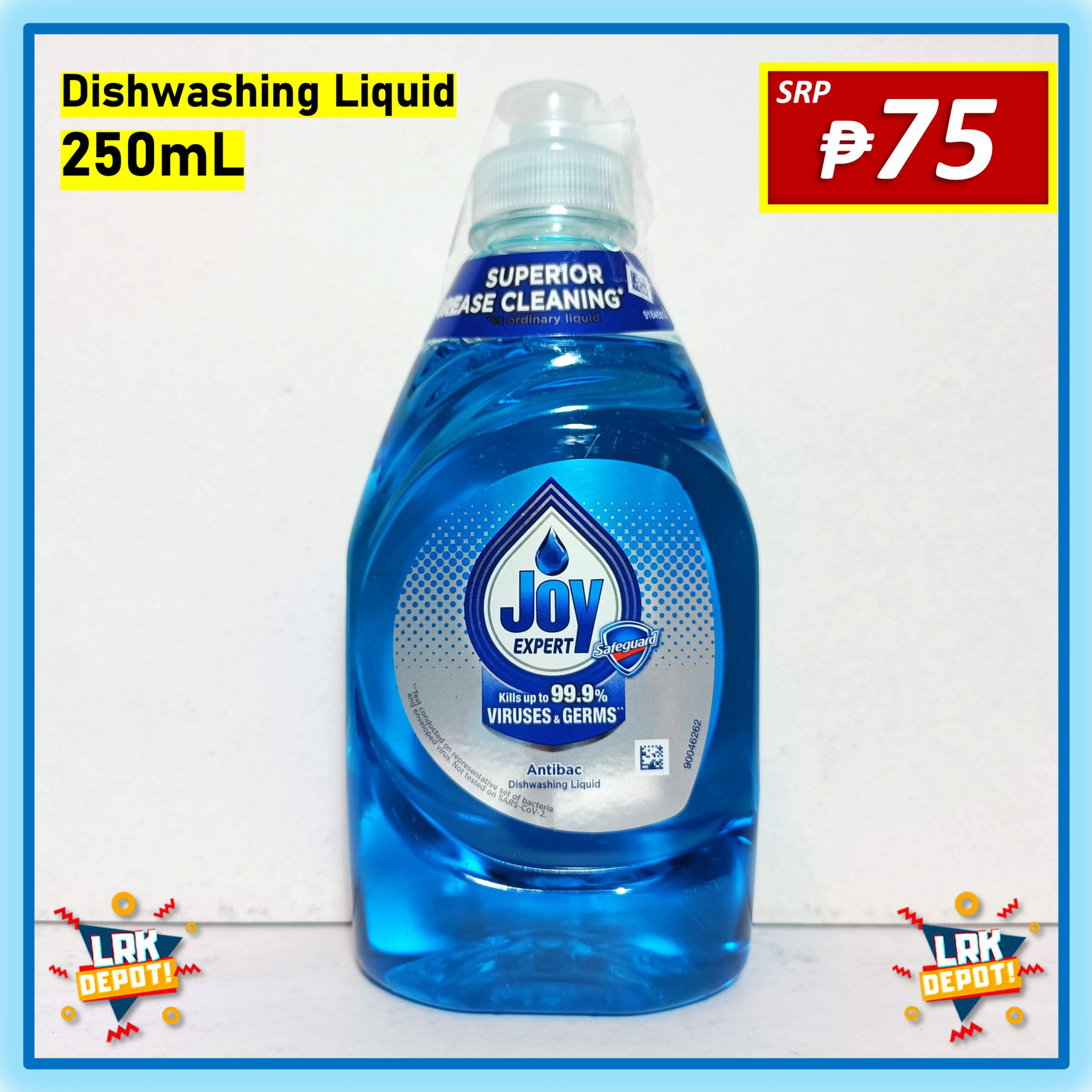 JOY Expert Antibac DISHWASHING LIQUID SOAP (Powered with Safeguard) 250 mL Antibacterial