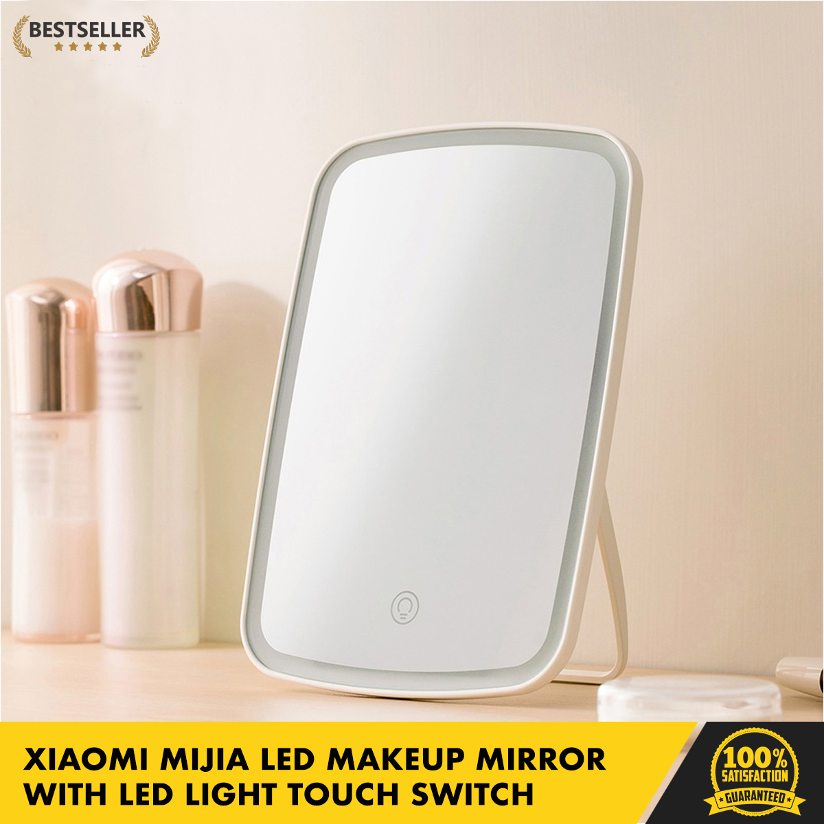 portable makeup mirror with lights