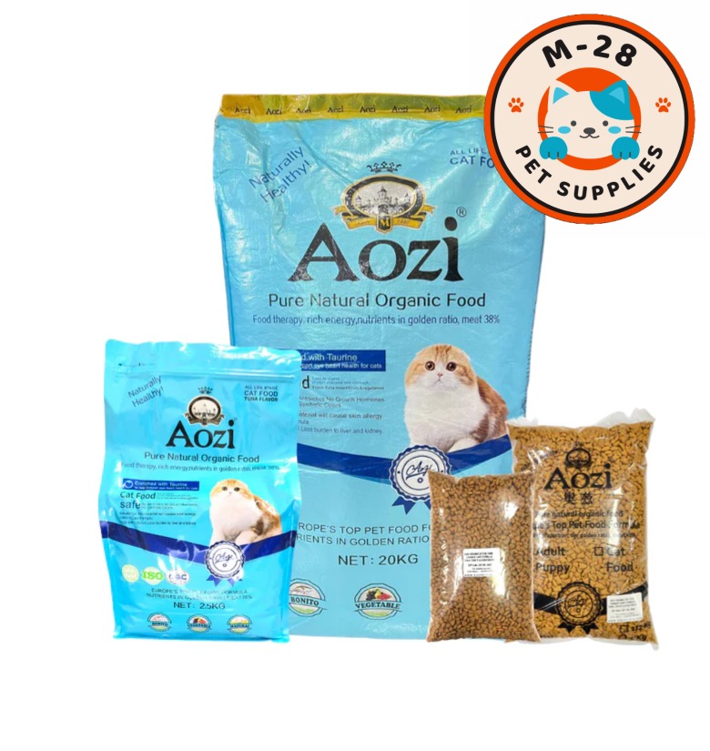 Aozi Cat Dry Food, Pure Natural Organic Food All Life Stage, Tuna ...