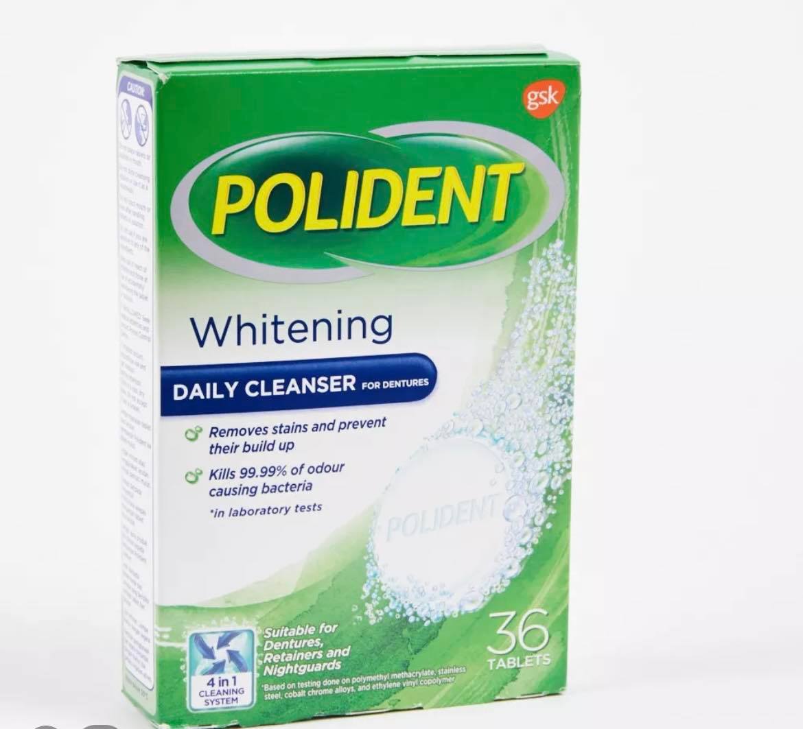 Polident Whitening Denture Cleanser Tablet 36s Lazada PH