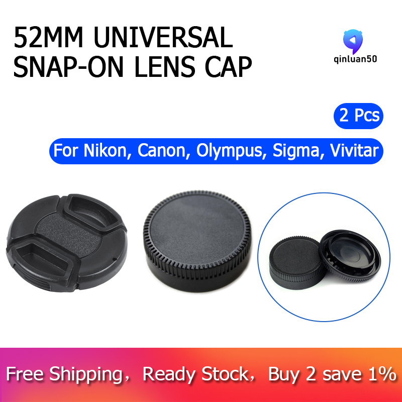 2PCS New 58mm Front Lens Cap for CANON & SONY & Nikon Free shipping 