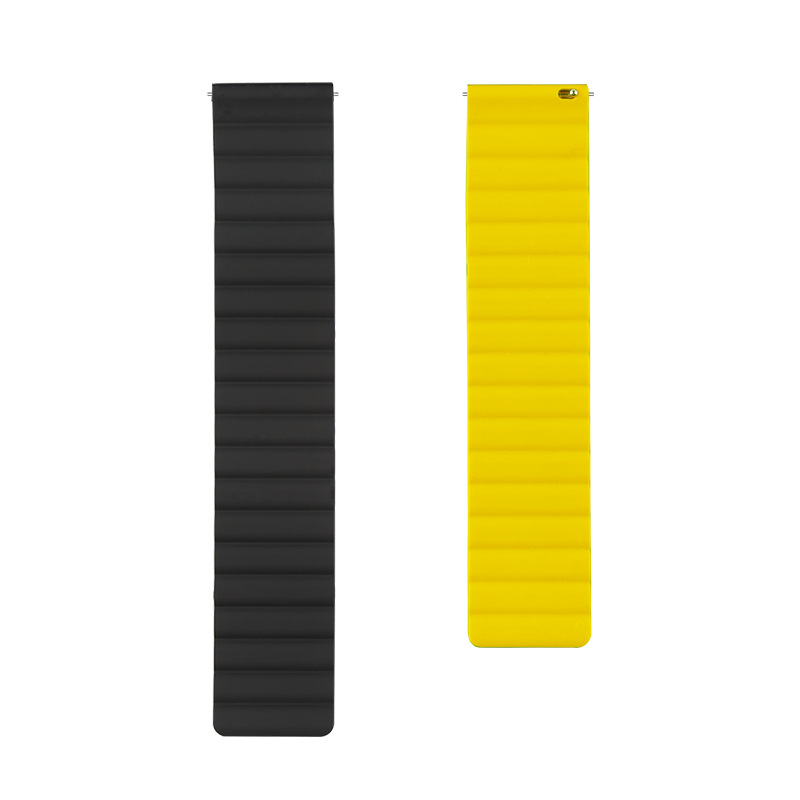 Dây đeo silicon 22mm, dây đeo đồng hồ từ tính huami amazfit pace / stratos 2 2s 3/ gtr2 gtr 2e