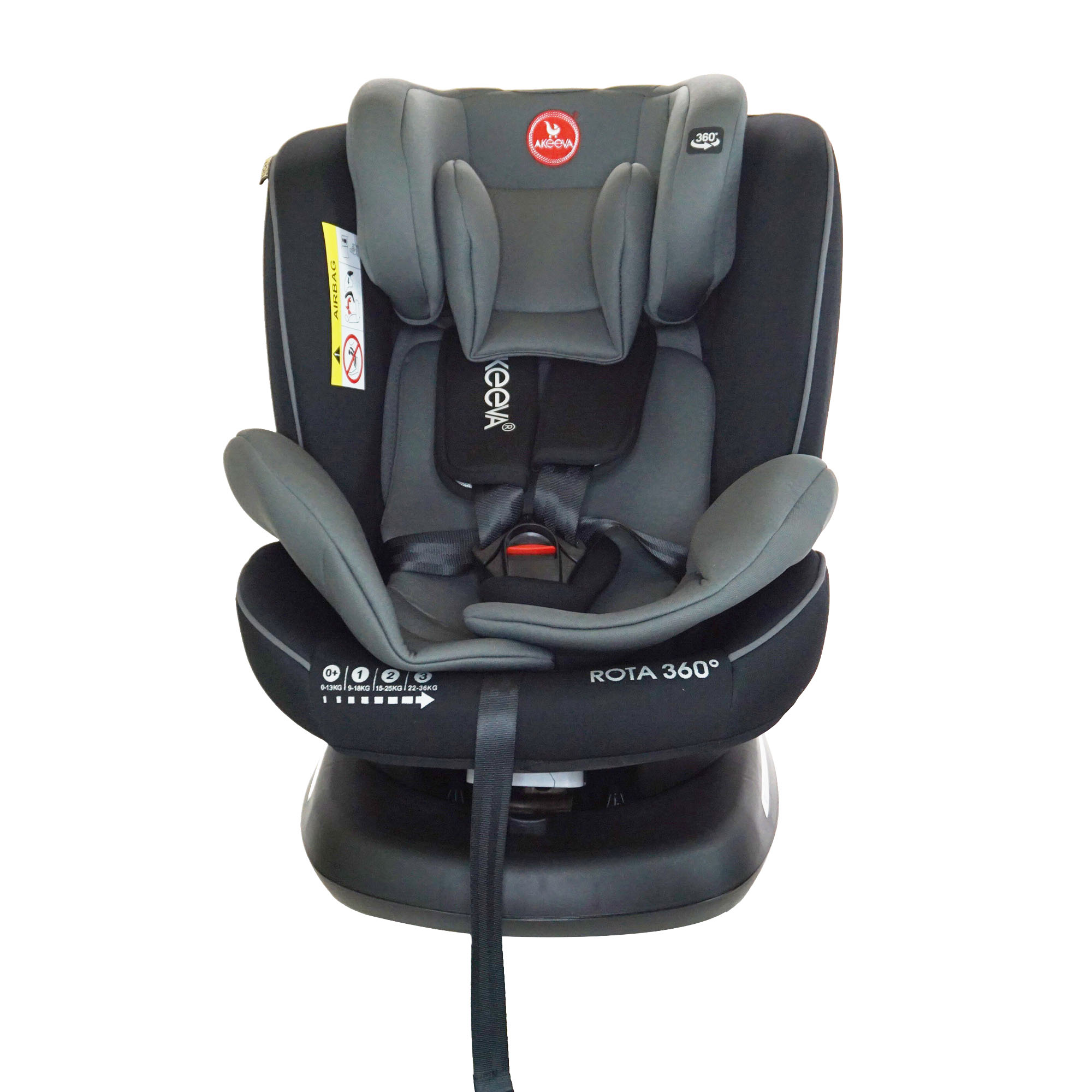 Akeeva 360 Rotate Isofix Carseat w/latch and side impact