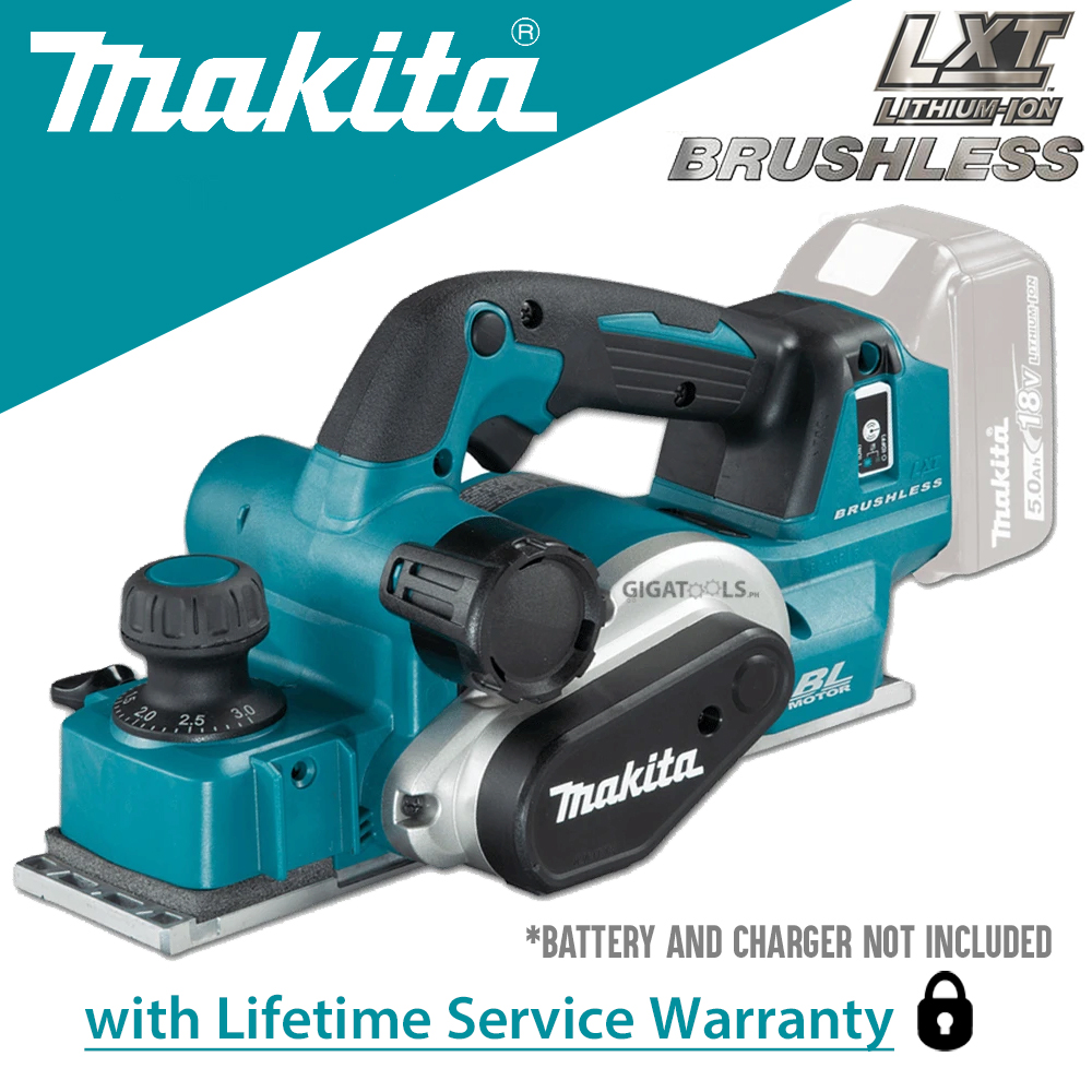 Makita DKP180Z Cordless Planer 3-1/4" LXT 18V (Bare Tool Only