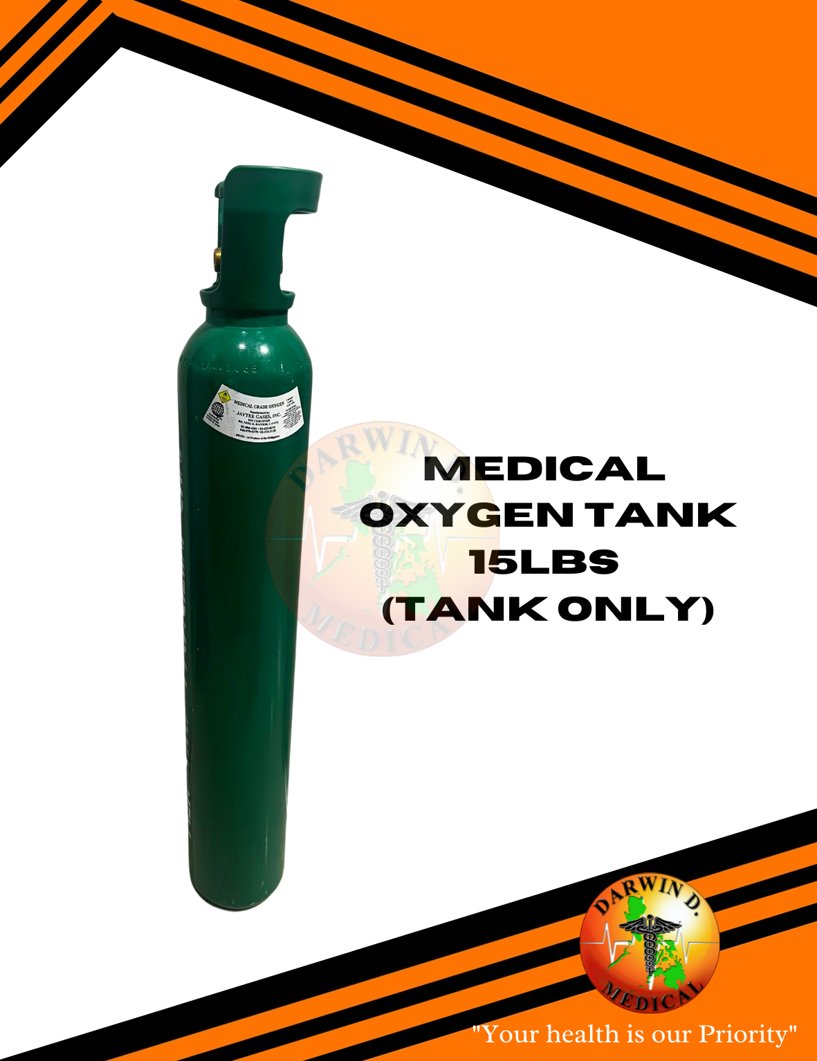 15lbs O2 OXYGEN TANK 15LBS TANK ONLY (WITH CONTENT) | Lazada PH