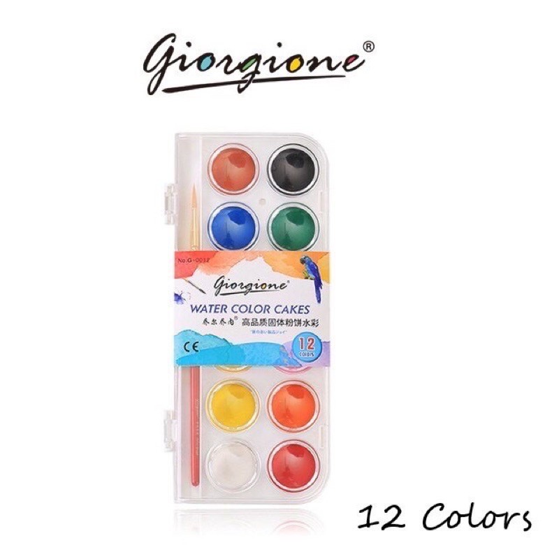 Watercolor Cakes 12/16/2428/36/48 Colors Lazada PH