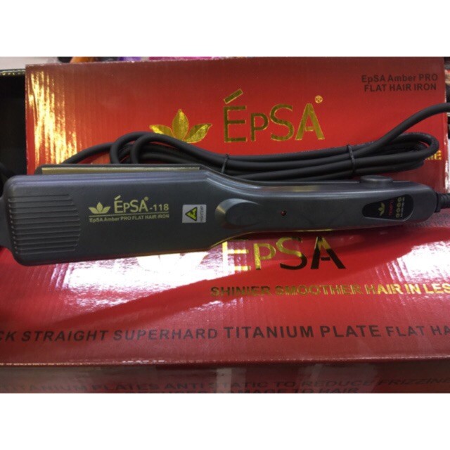 Philippine spot Epsa Amber pro flat hair iron 2*4 inches plate free