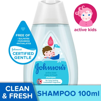 [BABY SHAMPOO] Johnson's Active Kids Clean & Fresh Shampoo 100ml