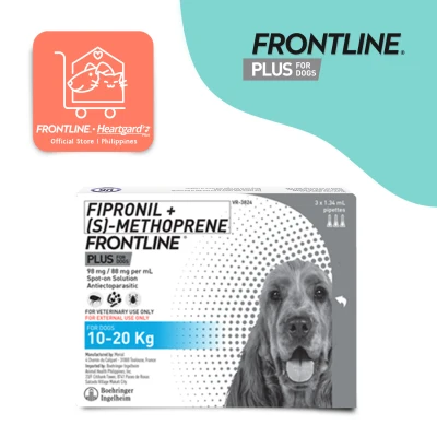 FRONTLINE Plus Flea & Tick Treatment for Medium Dogs (10-20kg)