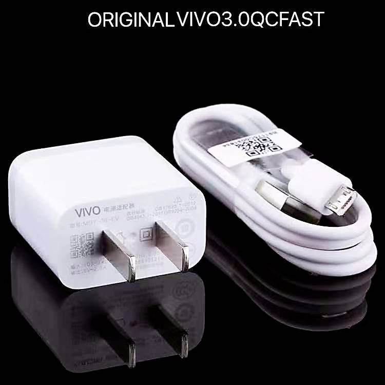 NEW Original vivo Fast Charger A5 V9 36W 18W 10W Fast rQuick  Charger V8 USB Travel Adapter Data Cable