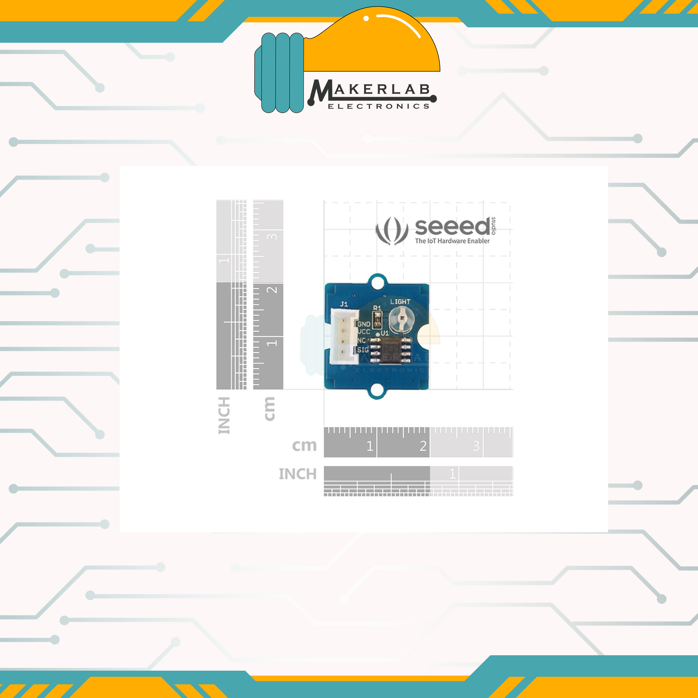 Grove Light Sensor v1.2 LS06S Phototransistor Arduino, Raspberry