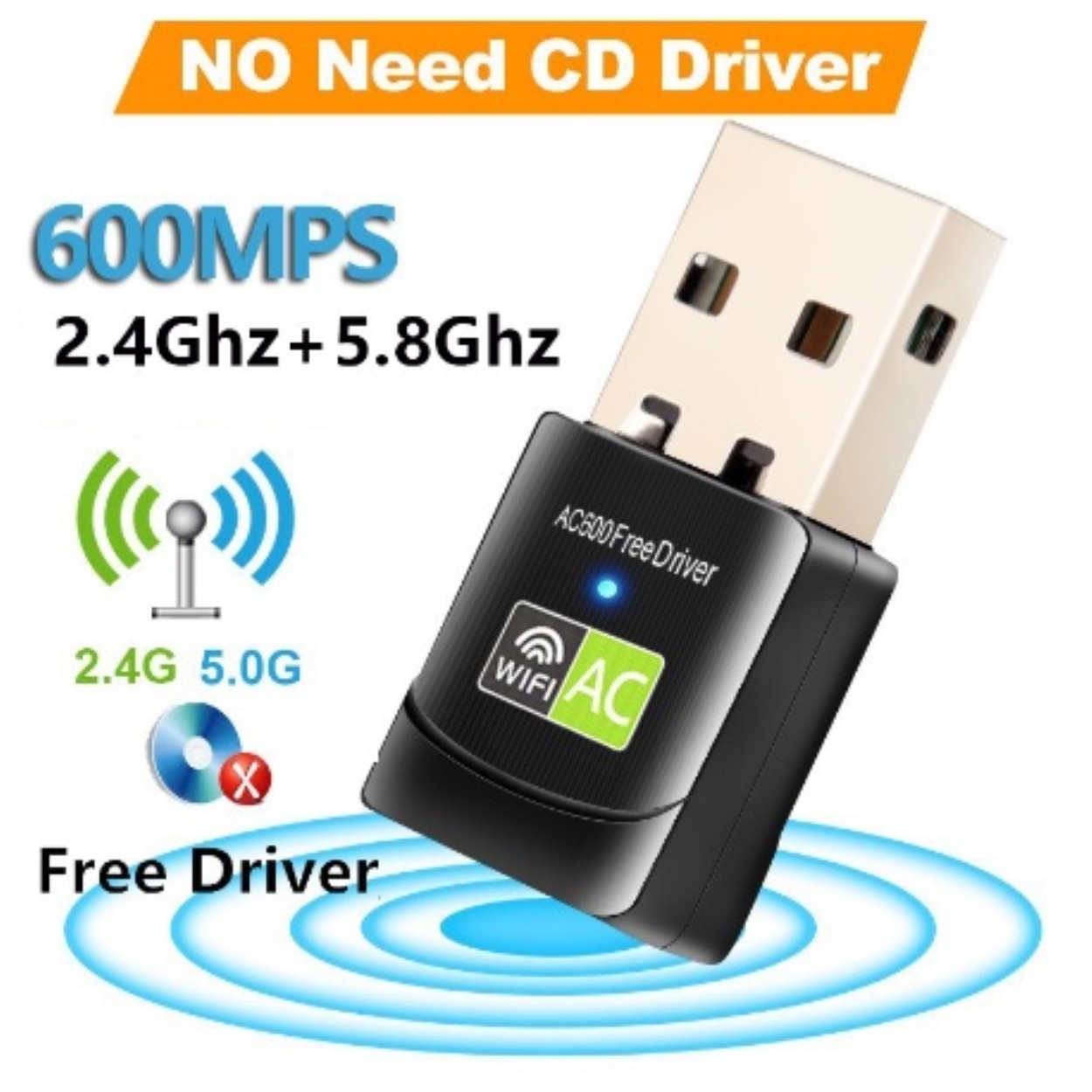 ♣ ♚ Wireless WiFi Bluetooth5.0 Adapter 2 in 1 adapter wifi dongle