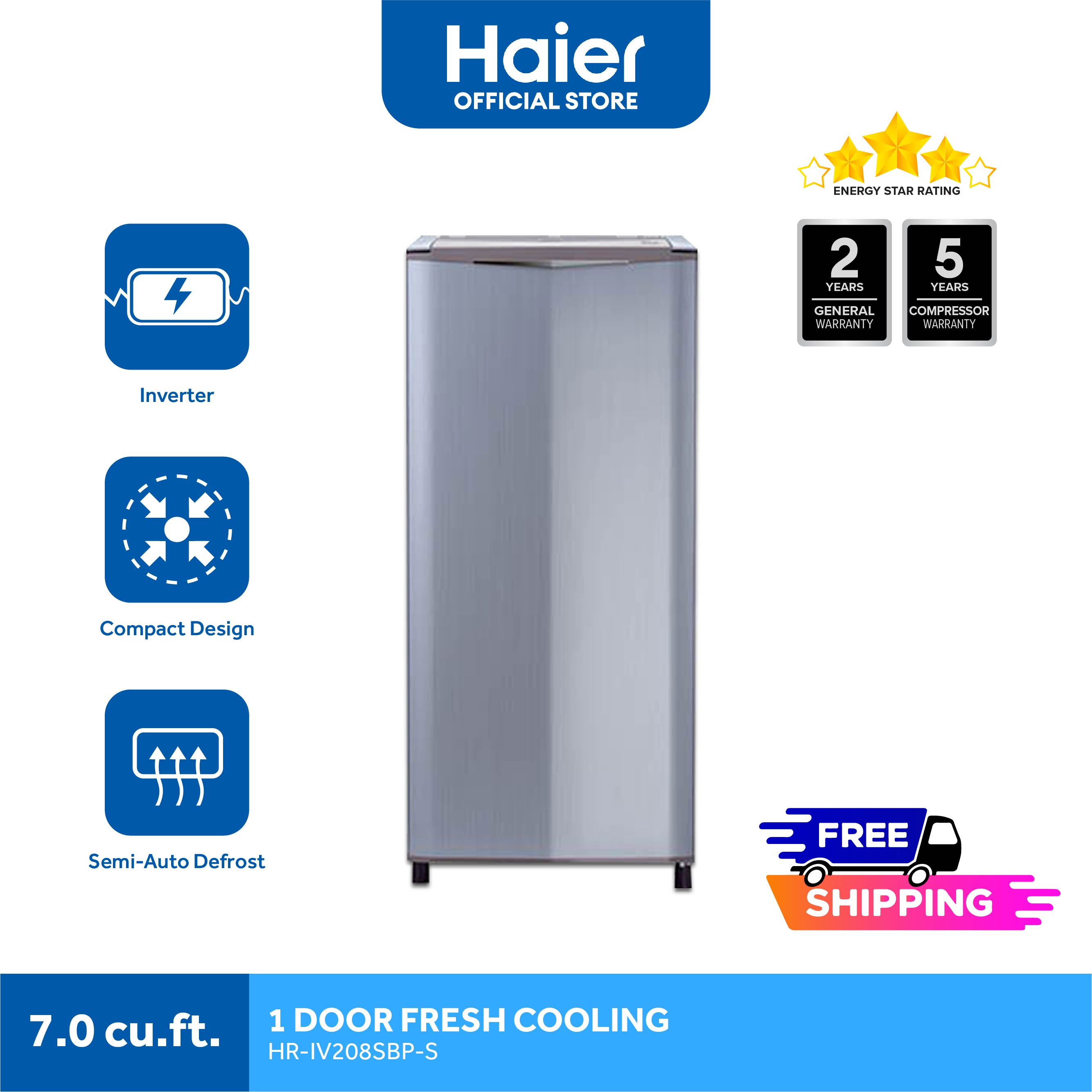 inverter single door refrigerator