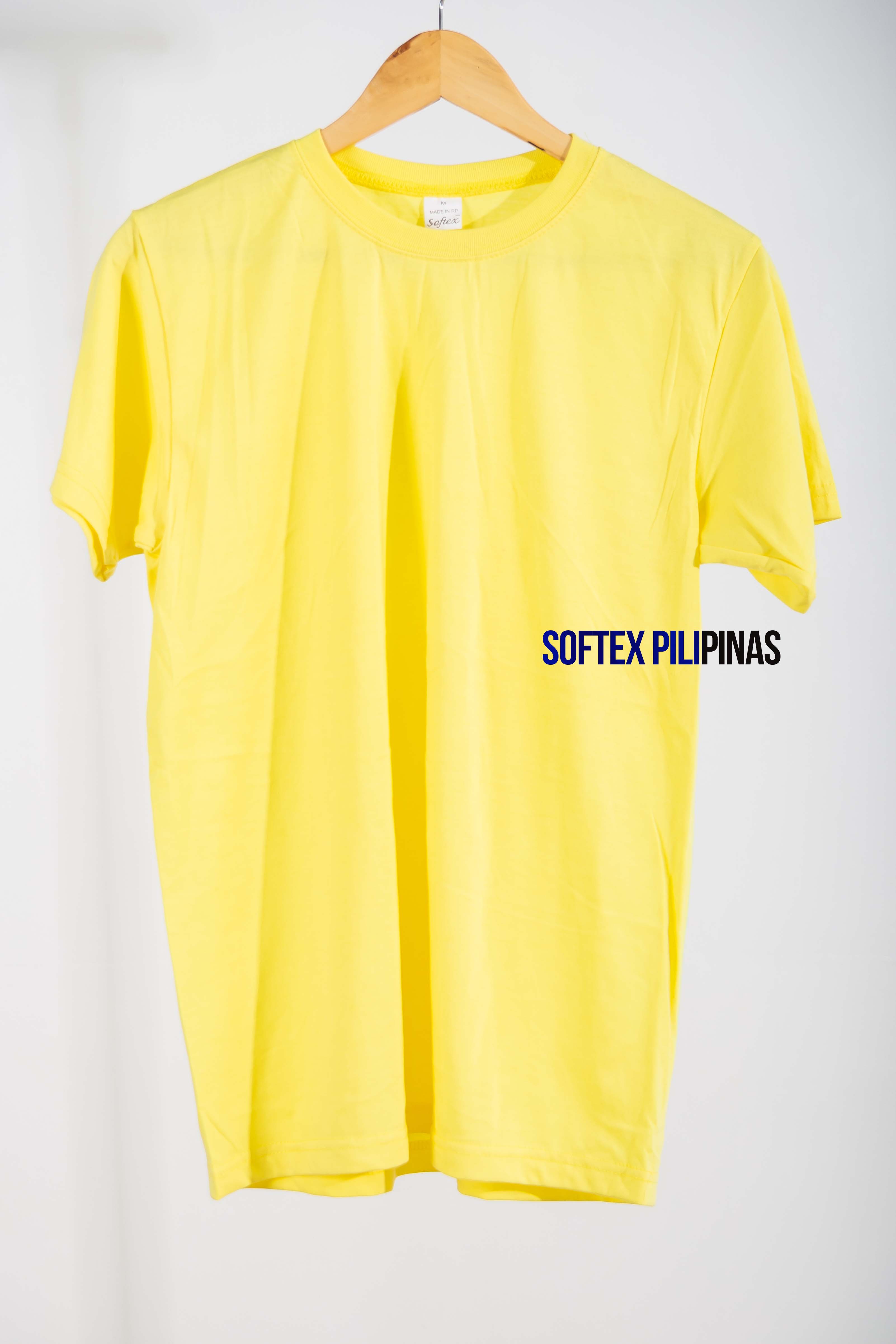 Pastel Color Plain Shirt Unisex TShirt Softex Color Pink, Peach, Flesh