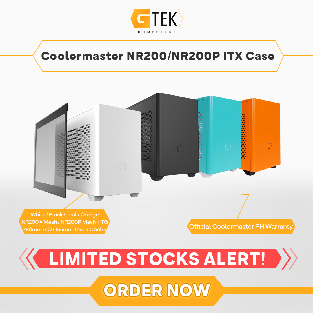 Coolermaster MasterBox NR200 NR200P Black / White / Cyan / Orange ITX