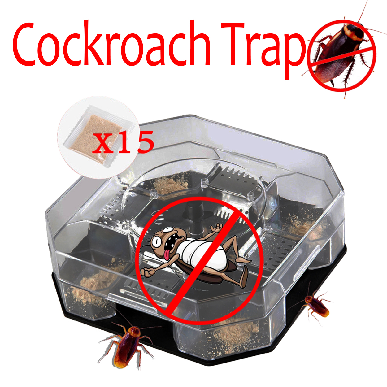Cockroach Trap Capture All Kinds of Roaches NonToxic and EcoFriendly