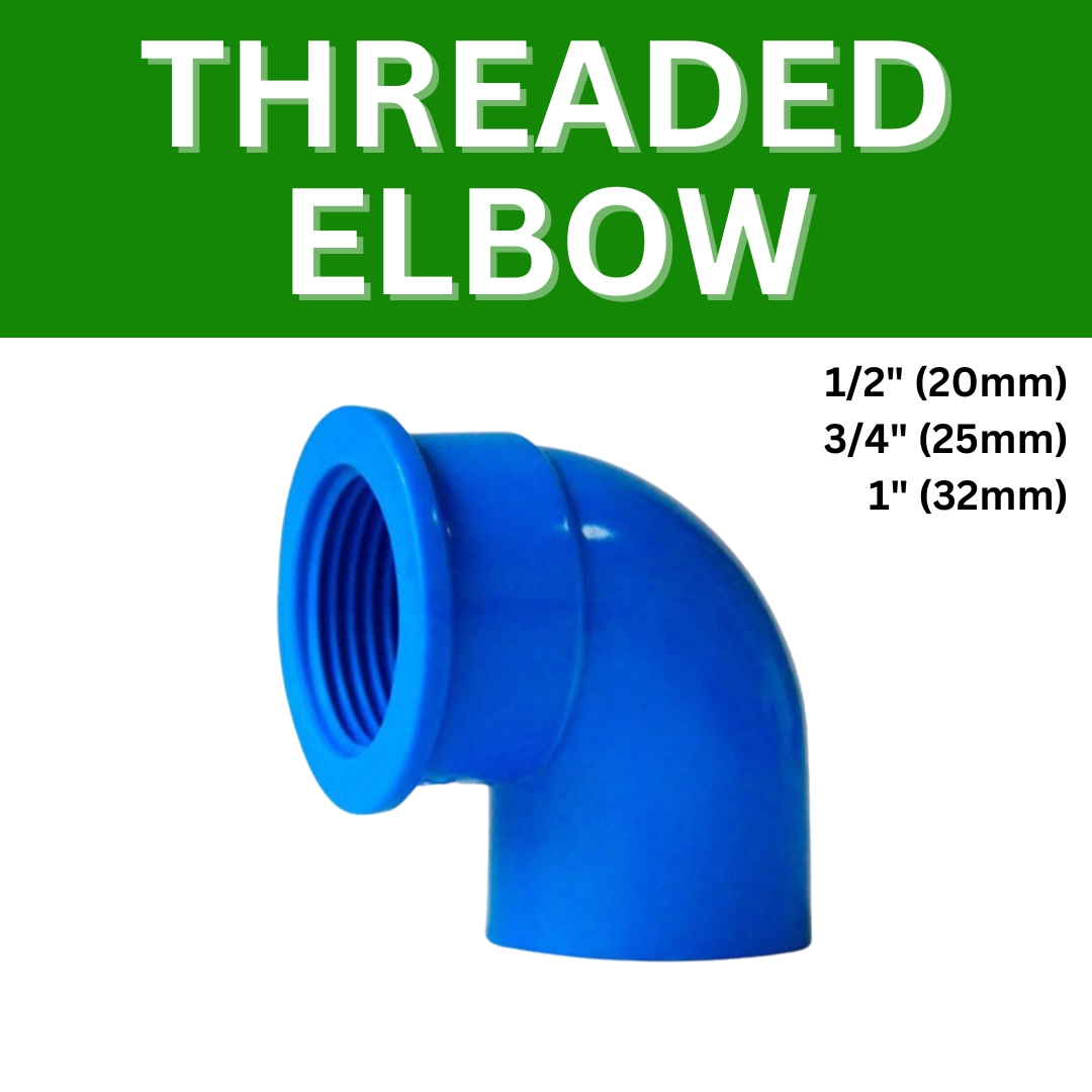PVC Blue Fittings 1/2, 3/4, and 1 inch Pipe Fitting Polybutylene Pipe