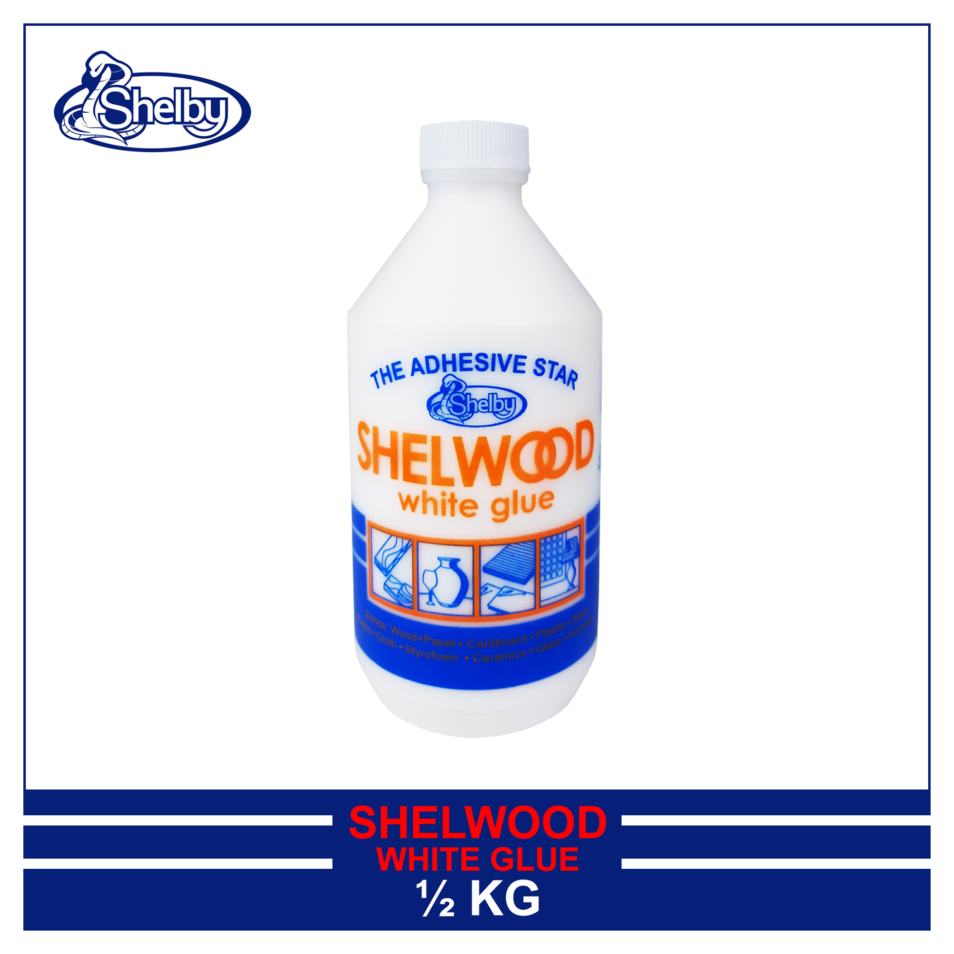 SHELWOOD WHITE GLUE GALLON WATER BASE