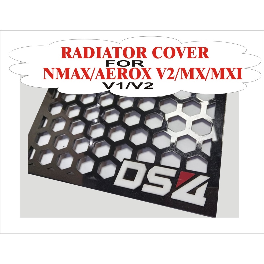 ds4 radiator cover for nmax/aerox version 1 and 2 / honda click v1/v2 ...