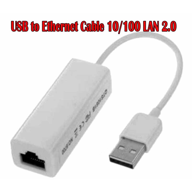 Useful USB to Cable 10100 LAN Network adapter RJ45 Port (2.0) Lazada PH