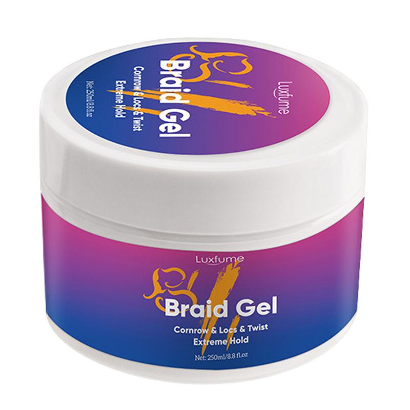 Braid Styling Gel 250ml Extreme Hold Styling Wax Edge Hair Paste Hair Styling Gel For Black