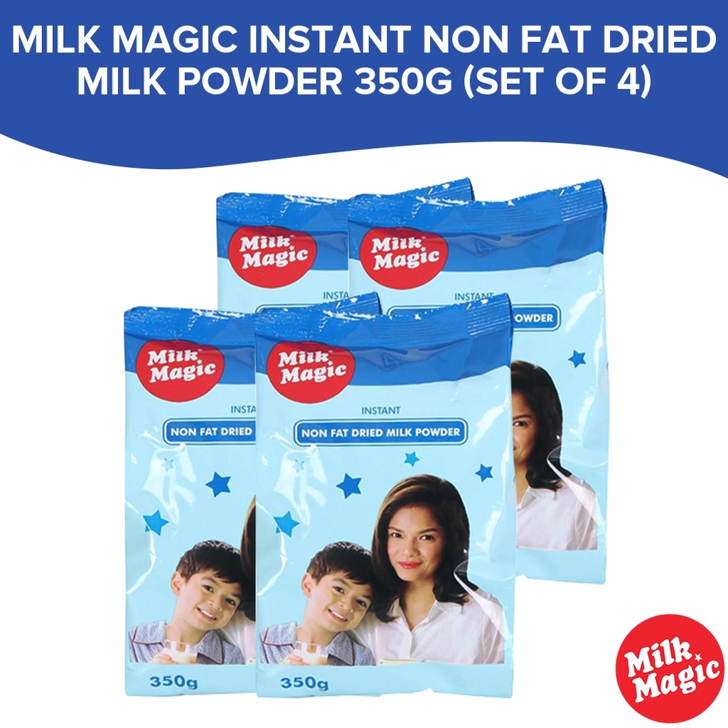 Milk Magic Instant Non Fat Dried Milk Powder 350g Set Of 4 Healthy