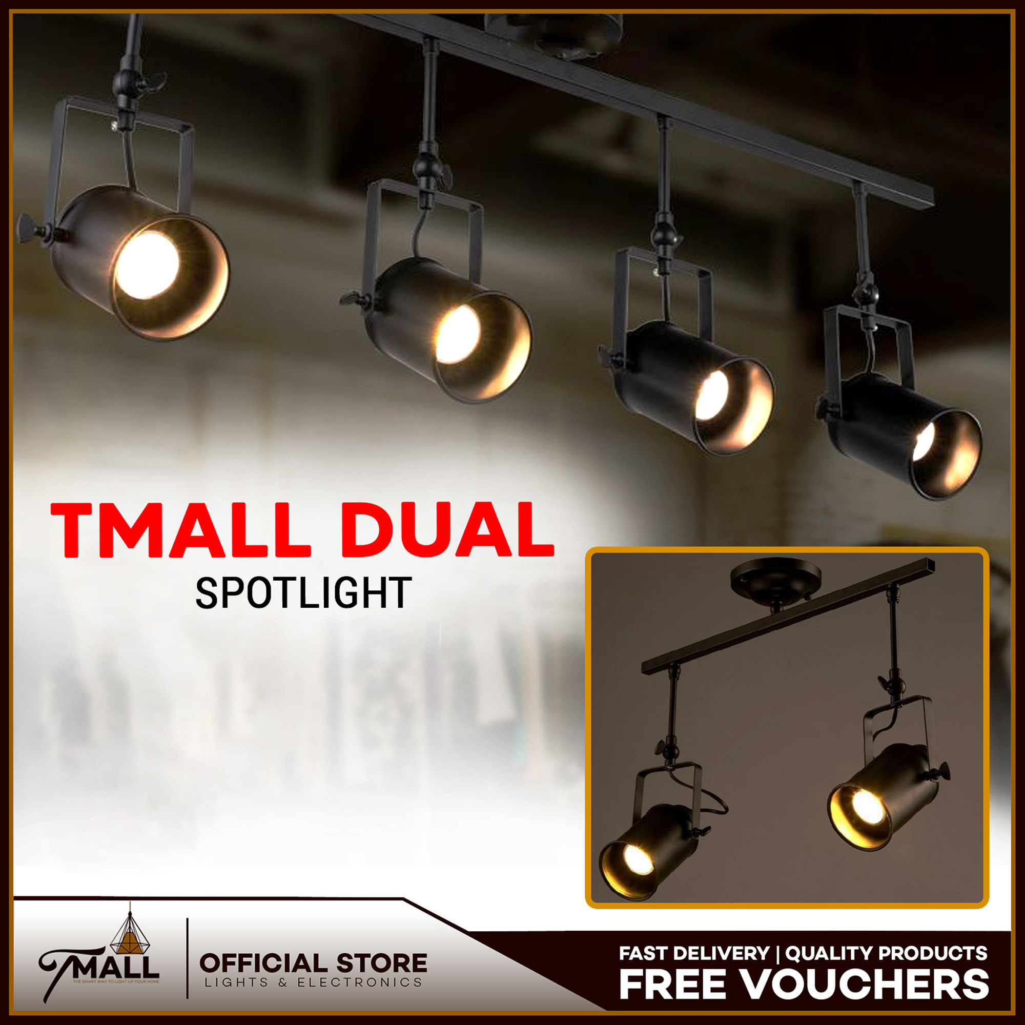 TMALL Ceiling Light Track Rail Lamp Spotlights Rail Spotlights Lamps