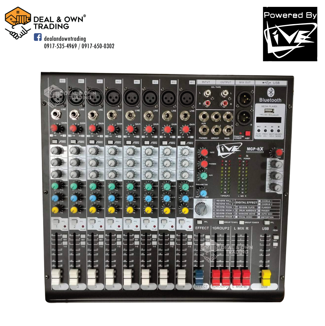 Live MGP8X 8 Channels Mixer Lazada PH