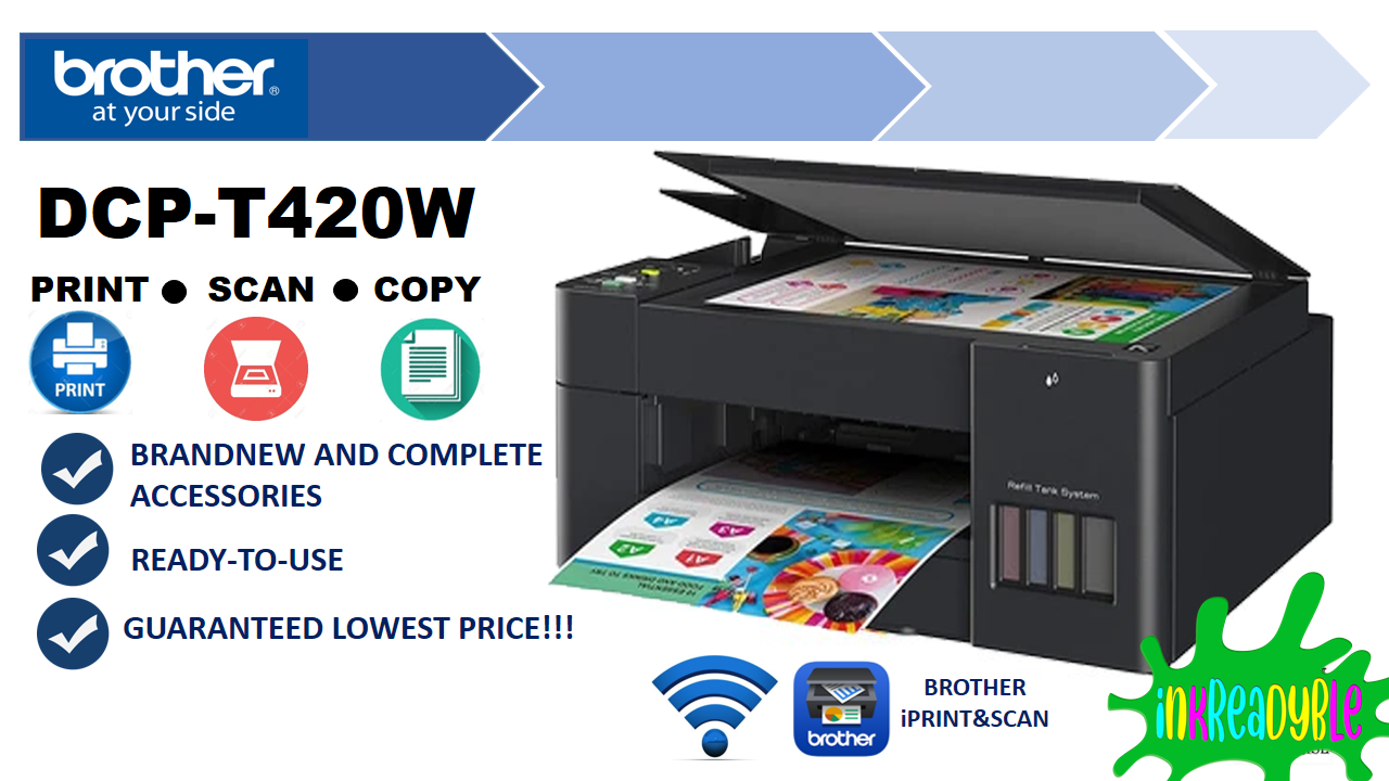 Brother DCPT420W Multifunction WiFi Color Printer Lazada PH