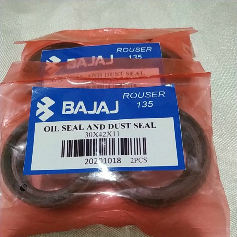 FRONT FORK OIL SEAL/DUST SEALSUPREMO/ROUSER135/CT100/XRM110/125/MIO
