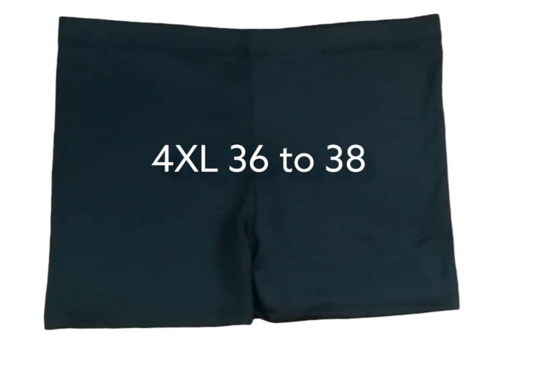 Plus Size Spandex Cycling Shorts Plain Black Lazada PH