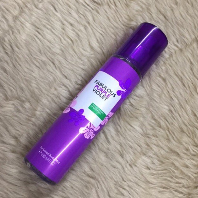 3^[UCB Benetton Perfumed Body Mist (PURPLE) 8oz/236ml | Lazada PH