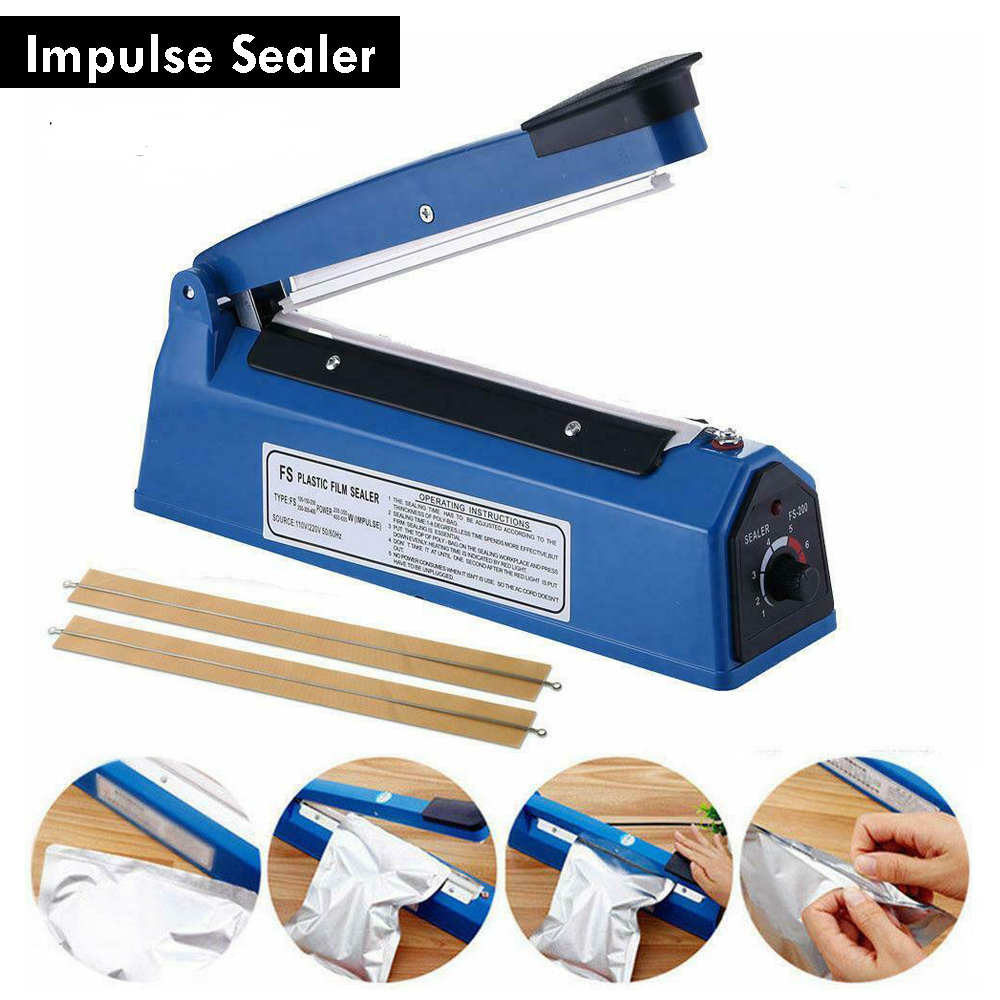 Impulse Sealer For Food Pack Packaging Plastic Bag Vacuum Heat Sealer