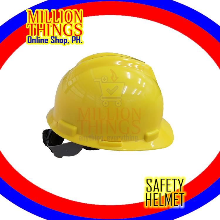 DIY Safety Helmet Hard Hat ABS HDPE Yellow millionthings Head