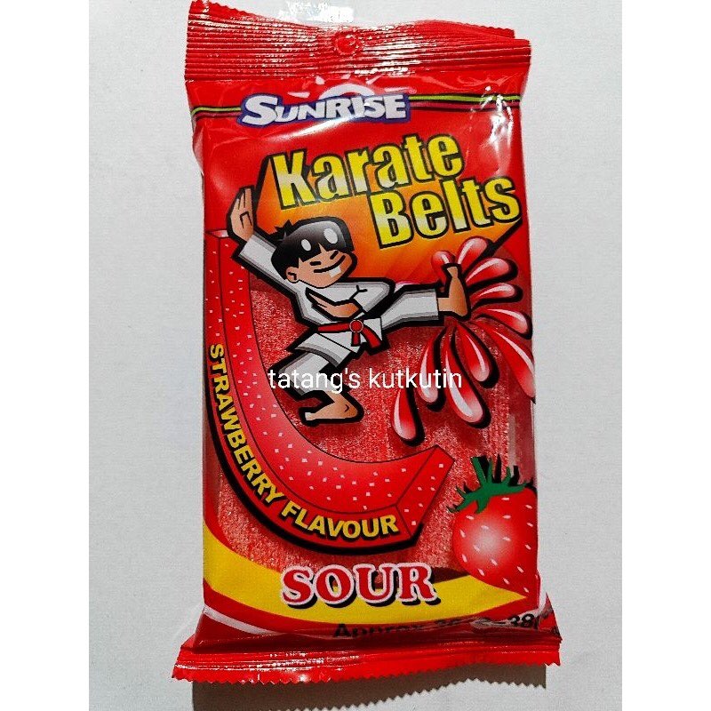 Cheapest Karate Belt (Gummy Candy) Sunrise Brand for Sales Lazada PH