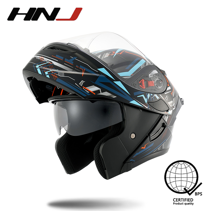 HNJ module helmet 852 helmet motorcycle full face original dual visor