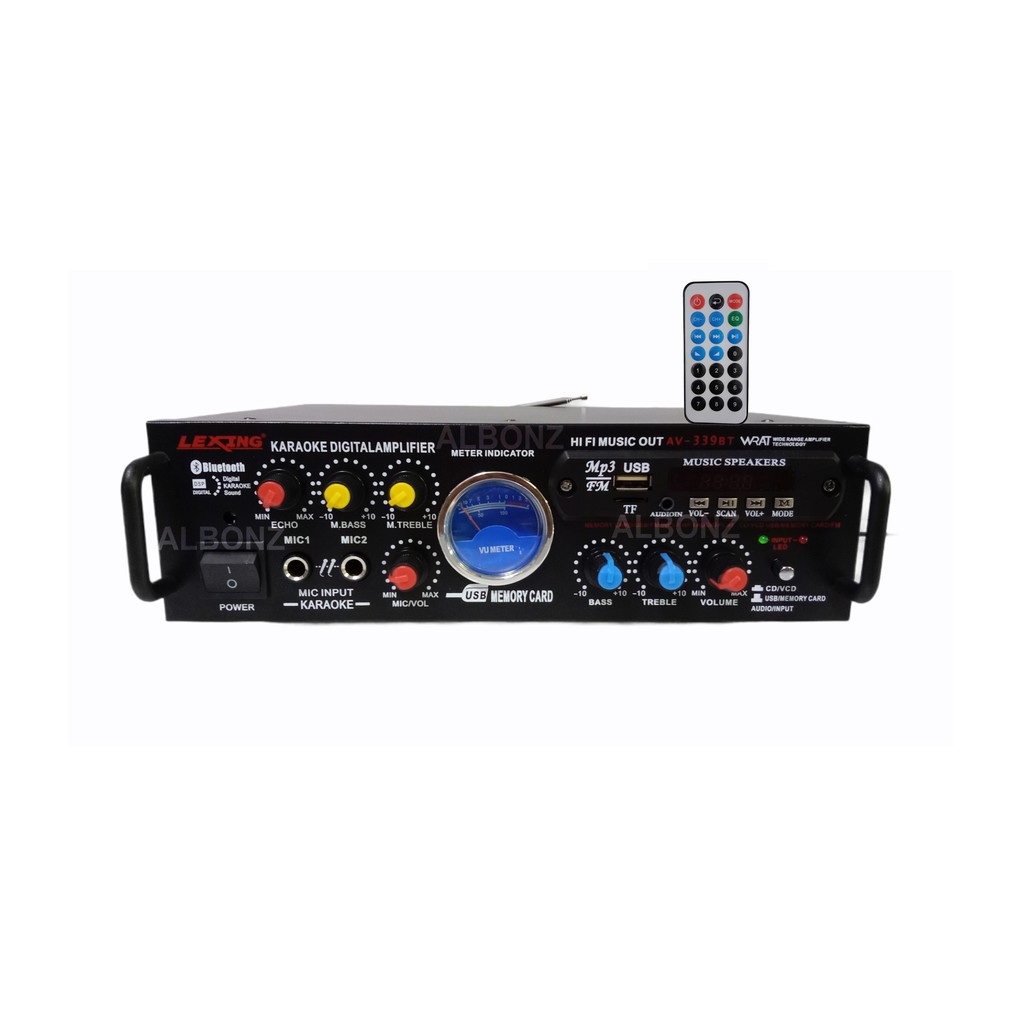 AC/DC Amplifier with Bluetooth USB SD FM AV-339BT | Lazada PH