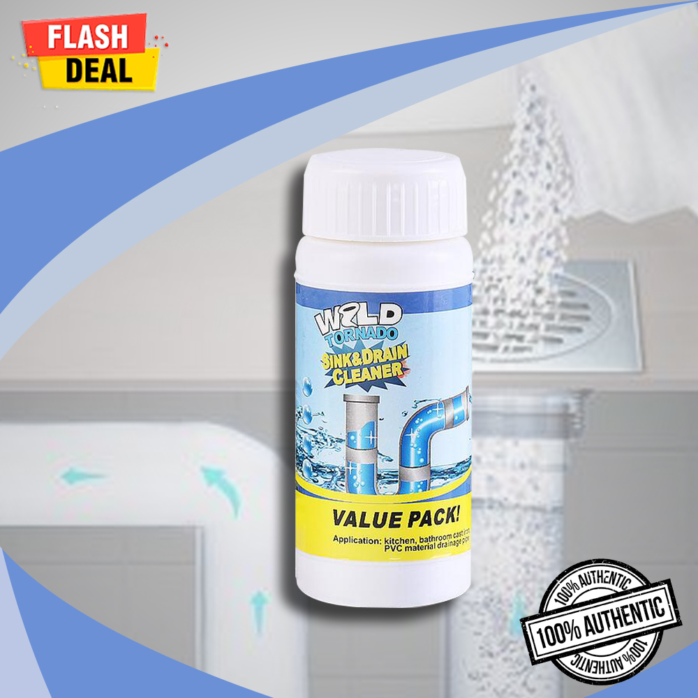 ( SET OF 5 ) TORNADO Powerful Sink and Drain Cleaner Drain Agent for