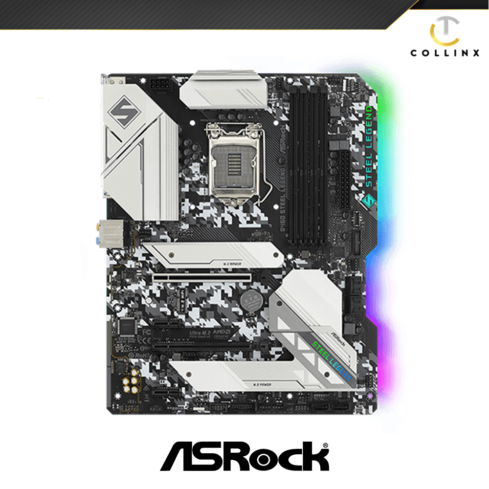 Motherboard Asrock B460m Steel Legend Asrock H470 Steel Legend