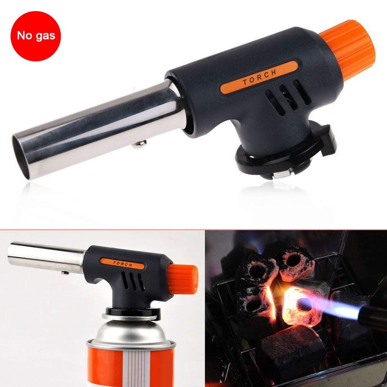 Handheld Butane Torch Gun Auto Ignition Welding Flame Gun Spray Gun for Welding Barbecue Picnic