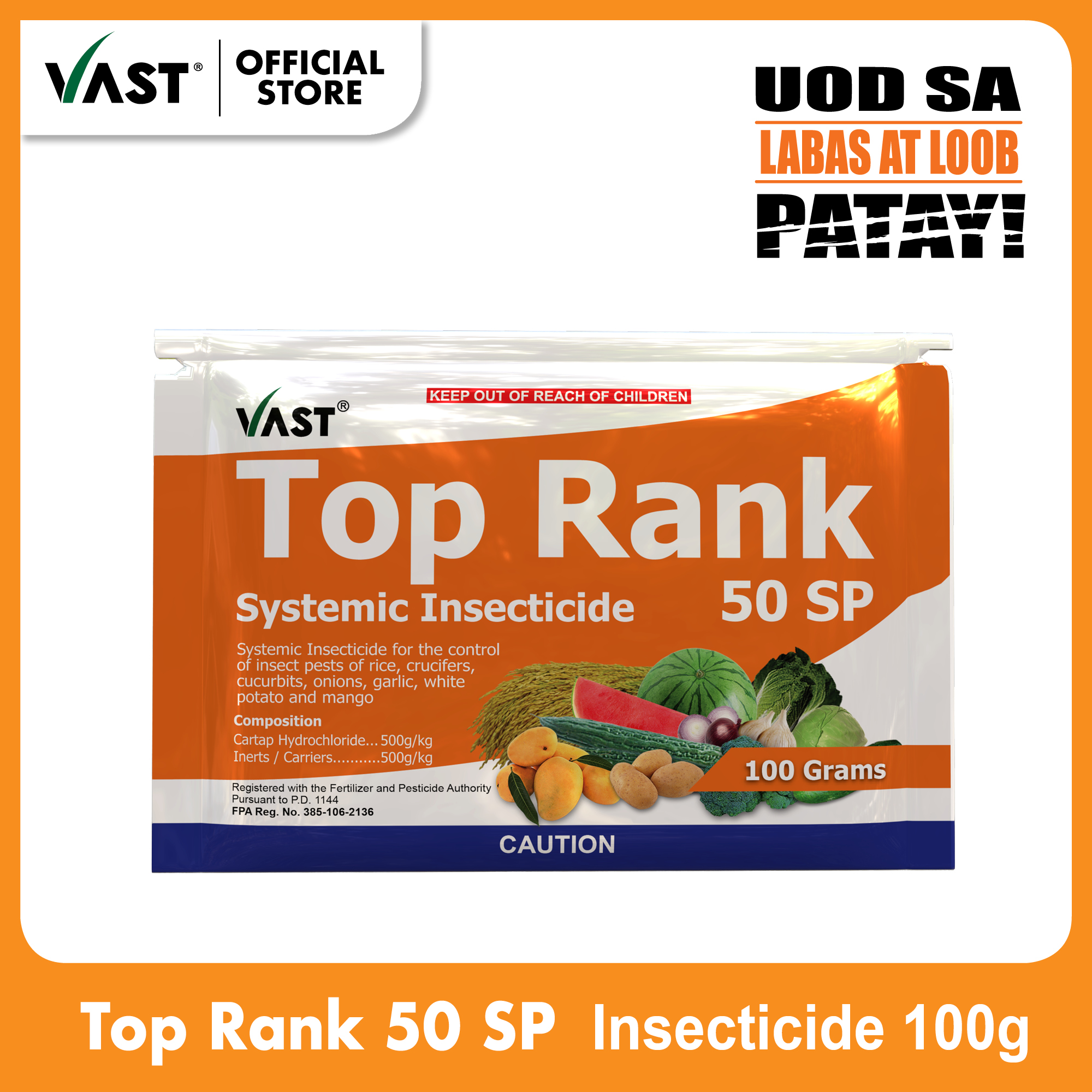 Vast TopRank 50 SP Insecticide 100g Lazada PH