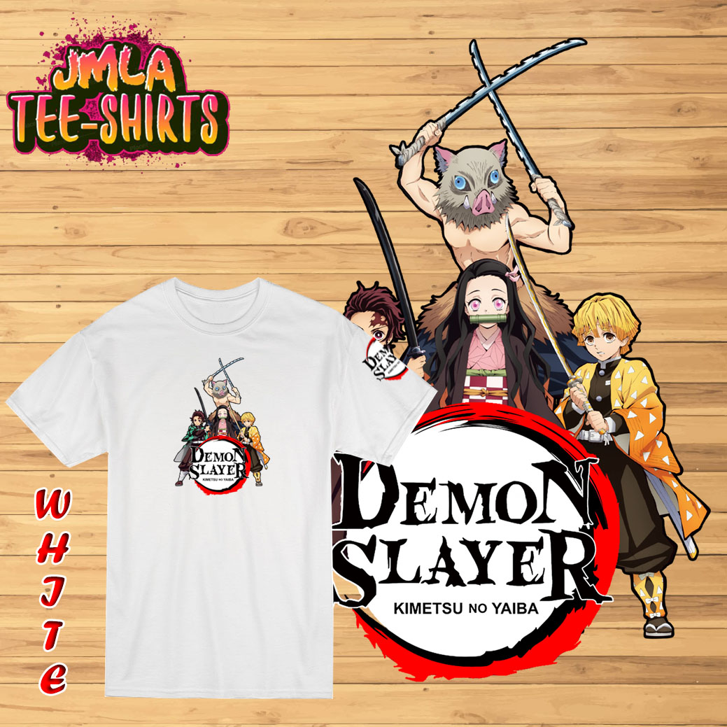 Demon Slayer Pillar Hashira Members Nezuko Zenitsu Agatsuma Tanjiro Kamado Inosuke Hashibira Kimetsu No Yaiba Logo Anime Cartoon Unisex Jmla Shirt K17 3 Lazada Ph