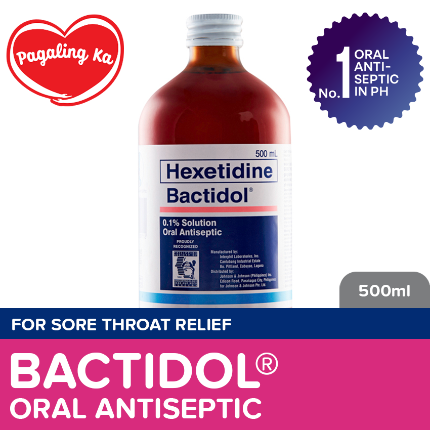 Bactidol Oral Antiseptic Mouthwash 500ml Lazada PH