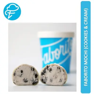 Faborito Cookies & Cream Mochi Ice Cream