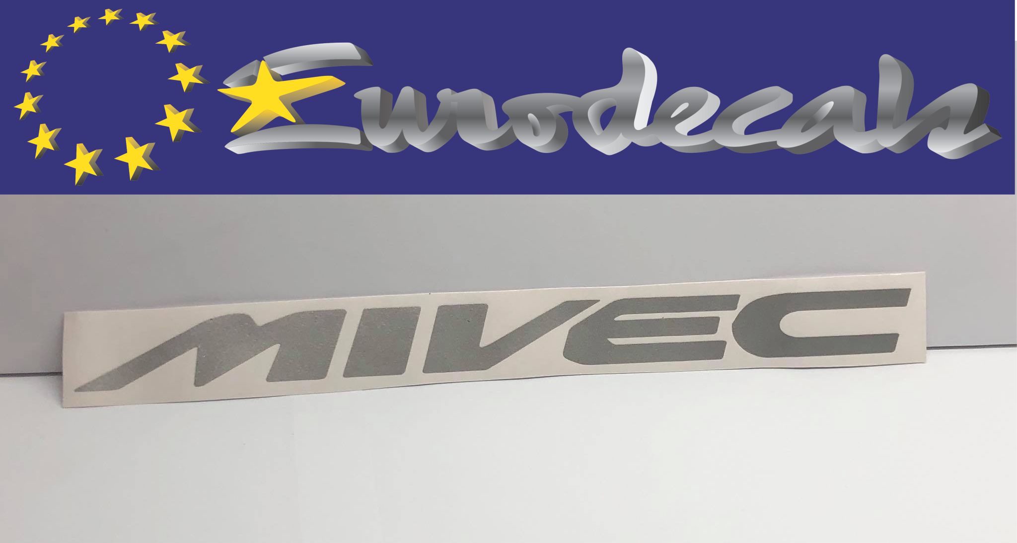 Mivec cut out silver sticker | Lazada PH