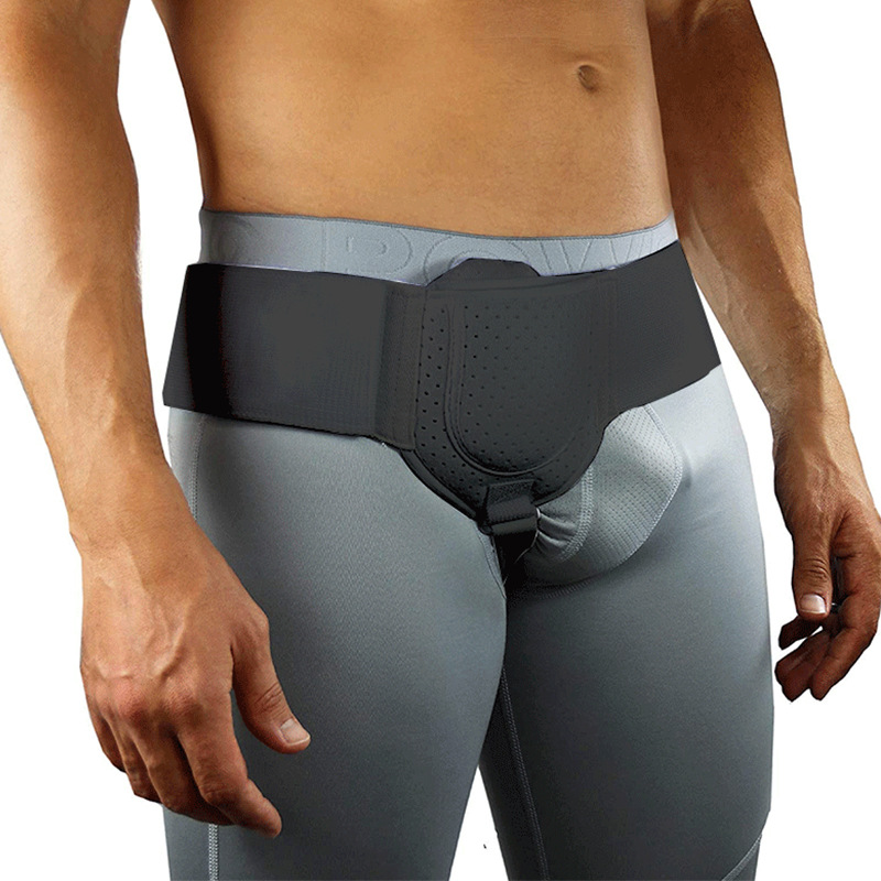 BraceAbility Inguinal Hernia Belt Supportive Groin Pain Truss With