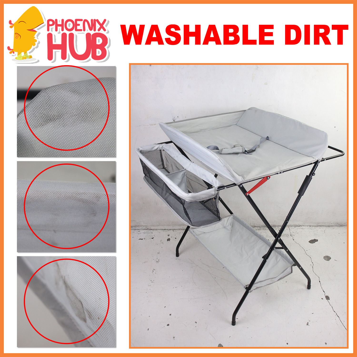 Phoenix Hub SlightlyDamage1927 MFDT Newborn Baby Kids Foldable Diapers