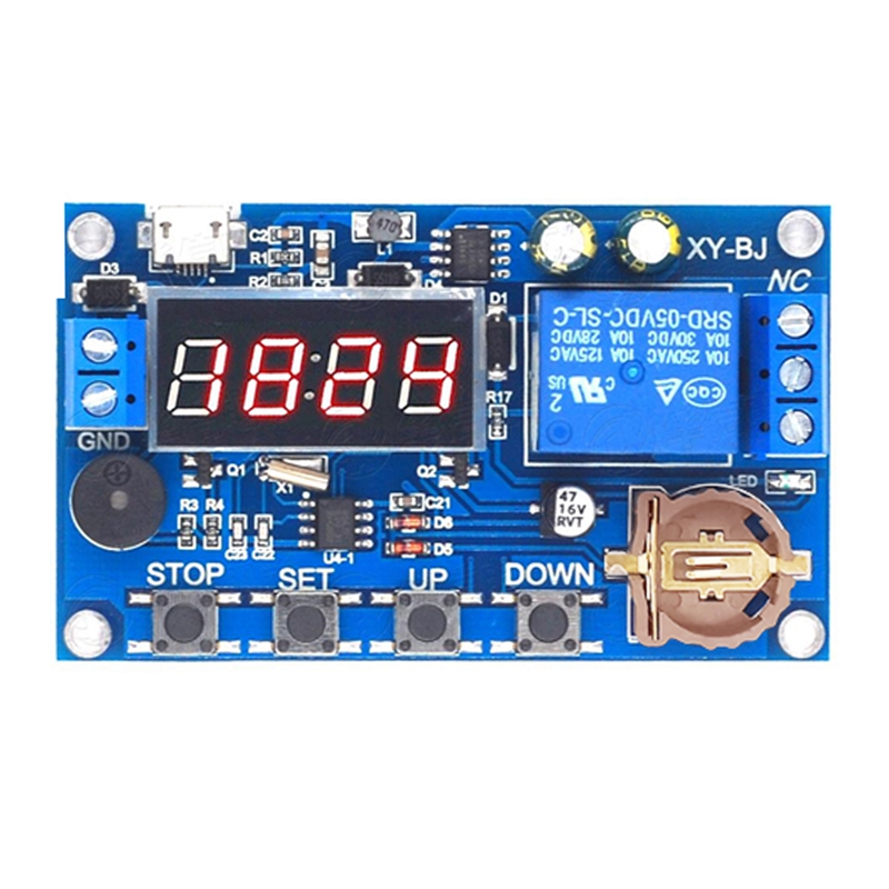 Dual Time Adjustable Cycle Delay Timing Relay Repeat on OFF Switch ...